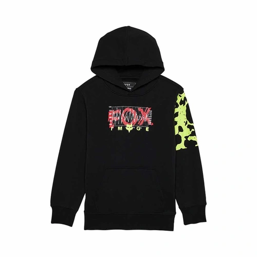 Fox Youth Energy Pullover Fleece - Black - M - SKU:FO32883001M