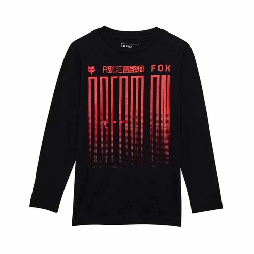 Fox Youth Rs Dream Ls Tee - Black - S - SKU:FO32884001S