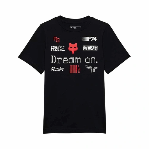 Fox Youth Rs Dream Ss Tee - Black - L - SKU:FO32887001L