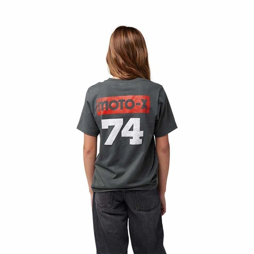 Fox Youth 74 Ss Tee - Dark Shadow - M - SKU:FO32891330M