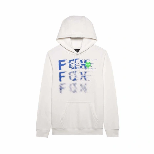 Fox Emotion Pullover Fleece - White - M - SKU:FO32892008M