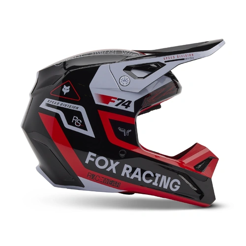 Fox V1 Race Spec Helmet - Flo Red - 2XL - SKU:FO330001102X