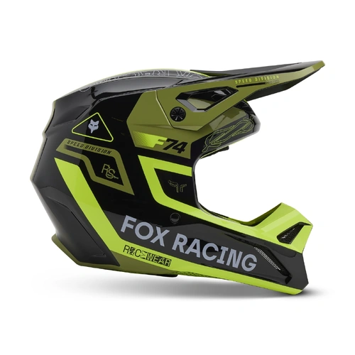Fox V1 Race Spec Helmet - Pale Green - L - SKU:FO33000275L