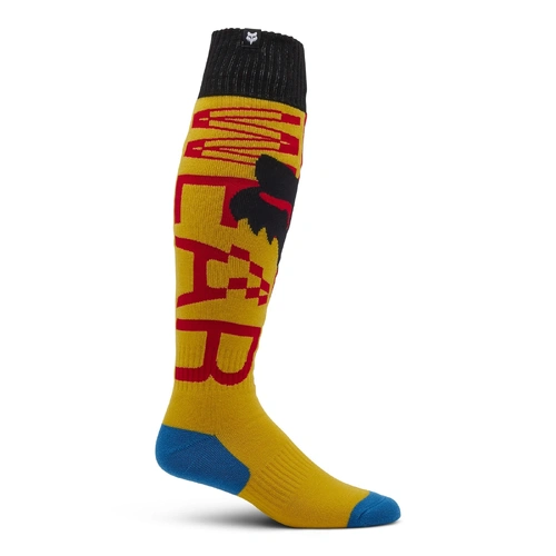 Fox 180 Race Spec Sock - Pale Yellow - M - SKU:FO33031274M