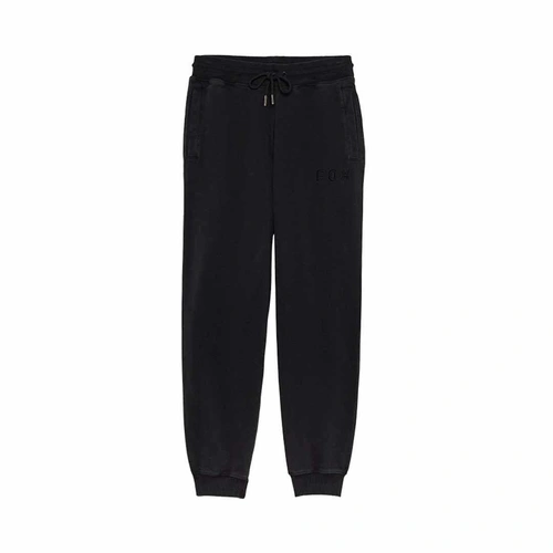 Fox Wordmark Womens Fleece Jogger - Black - L - SKU:FO33141001L