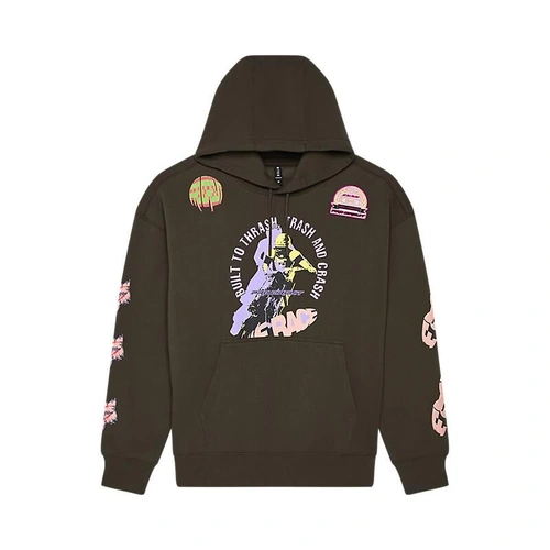 Fox Pro Circuit Oversized Fleece Pullover - Military Green