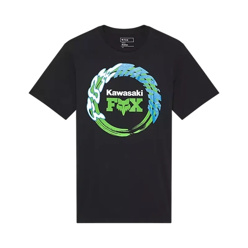 Fox Kawasaki SS Tee - Black - 2XL - SKU:FO334240012X