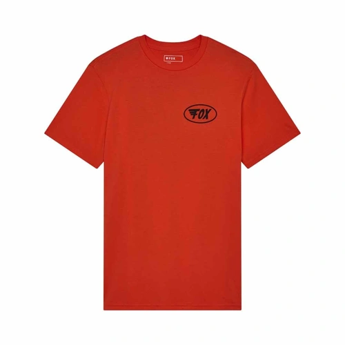 Fox Wing Ss Prem Tee - Blood Orange - 2XL - SKU:FO334304722X