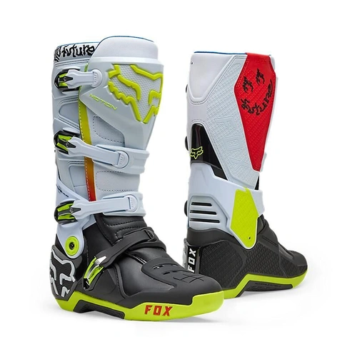 Fox Motion Hello Future SE Boots - Red/Black/White - 8 - SKU:FO335150568