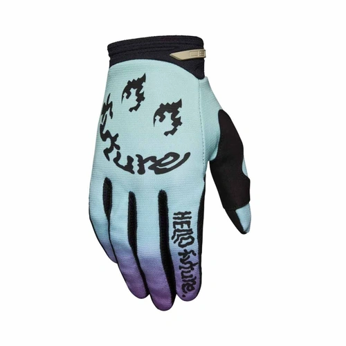 Fox 180 Hello Future SE MX Gloves - Light Blue - L - SKU:FO33518116L