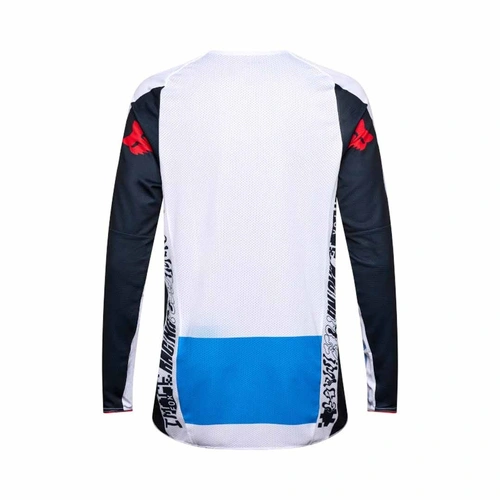 Fox 360 Fade MX Jersey - White/Blue