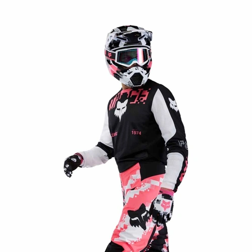 Fox 180 Digi Image MX Jersey - Black/Pink