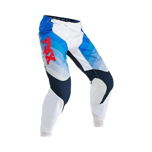 Fox 360 Fade MX Pants - White/Blue - 28 - SKU:FO3354105928
