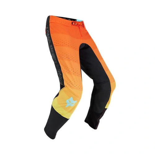 Fox Flexair Grid MX Pants - Black/Orange - 30 - SKU:FO3354601630