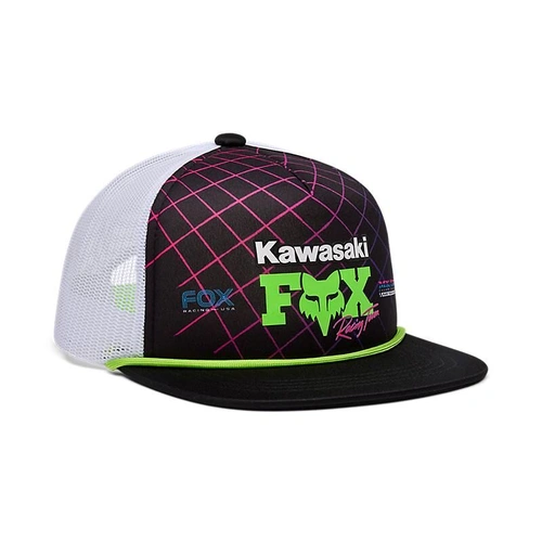 Fox X Kawi Youth Snapback Hat - Black - OS - SKU:FO33562001OS
