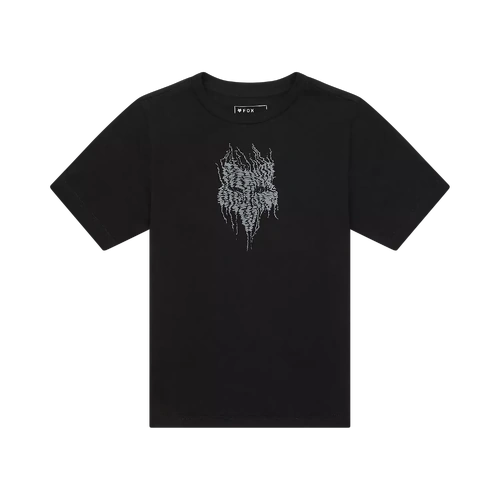 Fox Youth Bark SS Tee - Black - M - SKU:FO33566001M