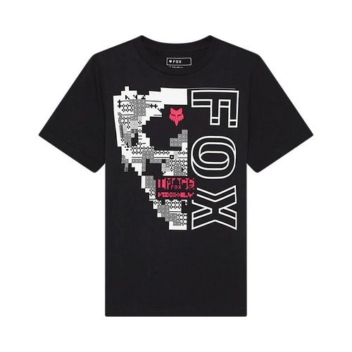 Fox Image Skull SS Youth Tee - Black