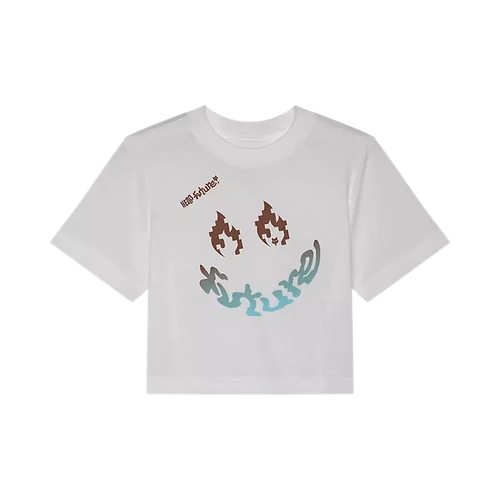 Fox Womens Hello Fox SS Baby Tee - White