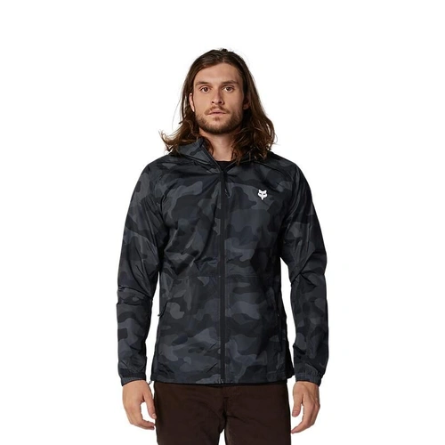 Fox Head Windbreaker - Black Camo