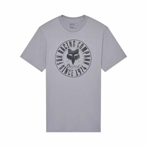 Fox Emblem SS Prem Tee - Steel Grey
