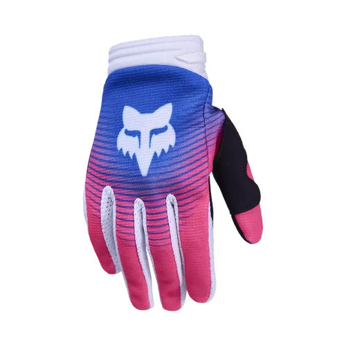 Fox 2026 Youth 180 Collect MX Gloves - Blue/Pink