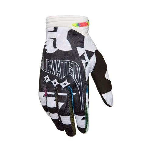 Fox 2026 180 Image Cosmo MX Gloves - White/Black - 2XL - SKU:FO363080582X
