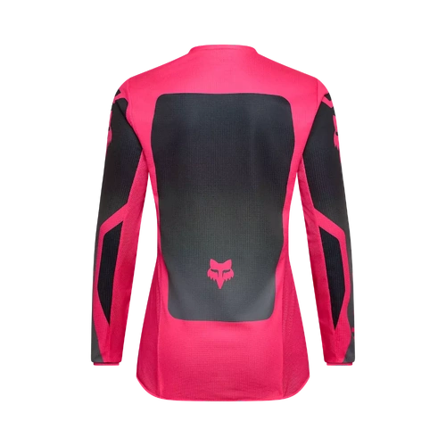 Fox 2026 Womens 180 Shield MX Jersey - Black/Pink - L - SKU:FO36324285L