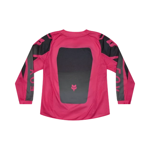 Fox 2026 Kids Girls 180 Shield MX Jersey - Black/Pink - KS - SKU:FO36333285S