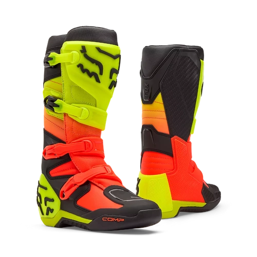 Fox 2026 Comp MX Boots - Orange/Yellow