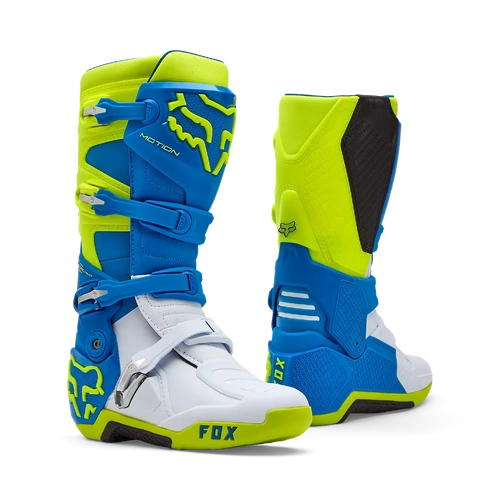 Fox 2026 Motion MX Boots - Blue/Yellow
