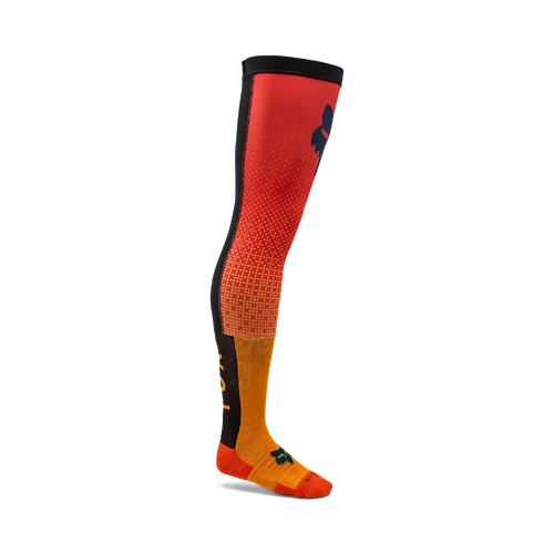 Fox 2026 Flexair Fracture KB Sock - Tangerine - M - SKU:FO36366279M