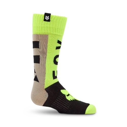 Fox 2026 Youth 180 Collect Sock - Grey/Yellow