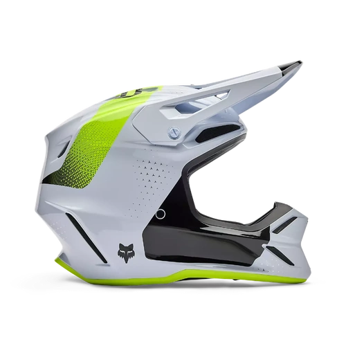Fox 2026 V3 Tine MX Helmet - White - M - SKU:FO36384008M