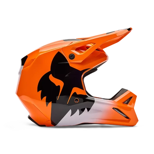 Fox 2026 V1 Shield MX Helmet - Fluro Orange