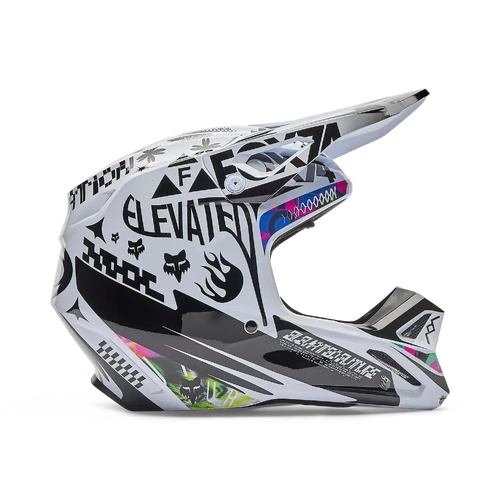 Fox 2026 V1 Image Cosmo MX Helmet - White/Black