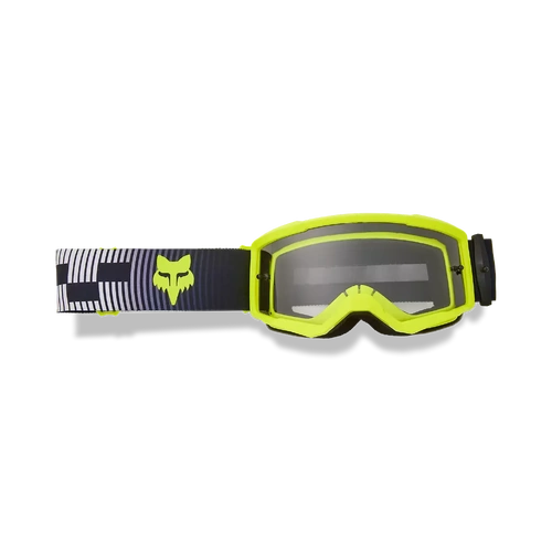 Fox 2026 Youth Main Collect MX Goggle - Grey/Yellow - OS