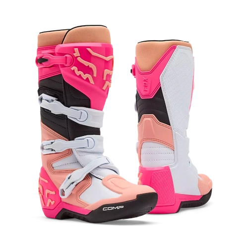 Fox 2026 W Comp MX Boots - Pink/Pink
