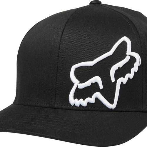 Fox Flex 45 Flexfit Hat - Black/White - L/XL - SKU:FO58379018LXL