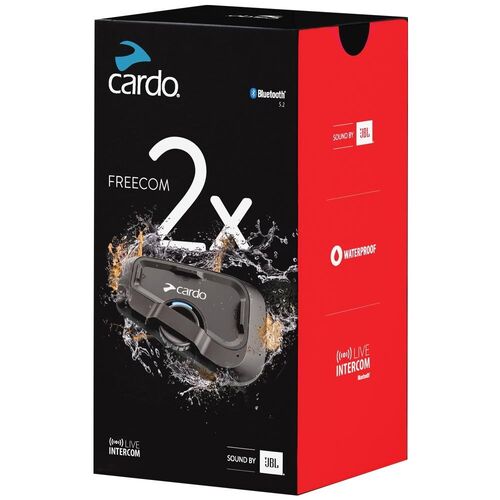 Cardo Freecom 2x Single Intercom - SKU:FRC2X003