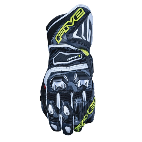 Five RFX-1 Replica Glove - Black/Fluro Yellow