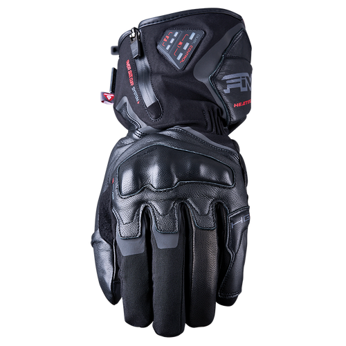 Five HG-1 Evo Heated Motorcycle Gloves - Black - S - SKU:FV23050607132