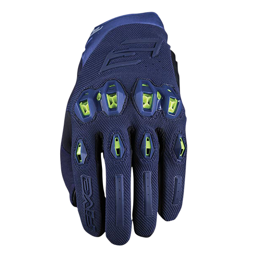 Five Stunt Evo 2 Glove - Blue/Yellow - S - SKU:FV23050607343