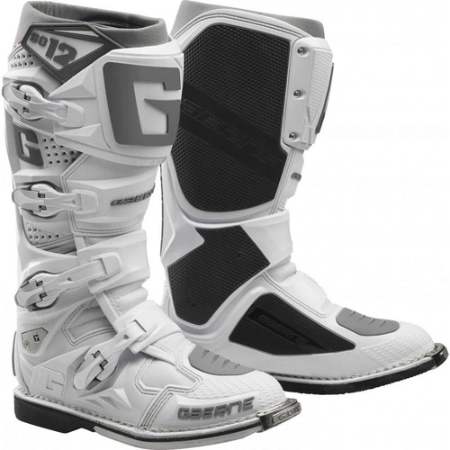 Gaerne SG-12 Limited Edition Boots - White/Grey - 49 - SKU:G217407449