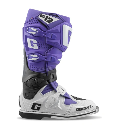 Gaerne SG-12 Limited Edition MX Boots - Purple/Black/White