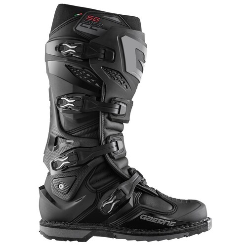 Gaerne SG22 Boot - Black - 43 - SKU:G226200143
