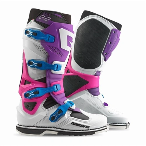 Gaerne SG22 Limited Edition Boot - Purple/White/Pink - 43 - SKU:G226201943