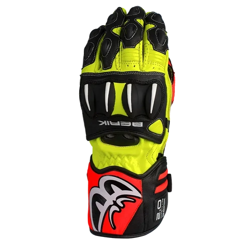 Berik Trax Gloves - Blk/Hi-Vis/Red