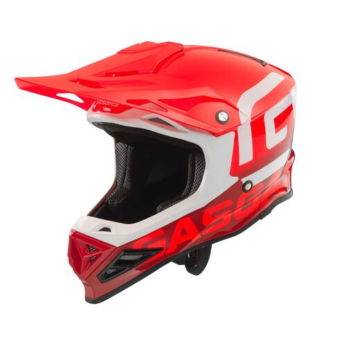 GasGas Kids Offroad Helmet - Red/White - S - SKU:GGA3GG210044802