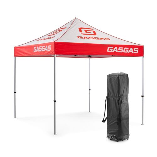GasGas Paddock Tent 3x3m - Red/White - 3x3m - SKU:GGA3GG210061700