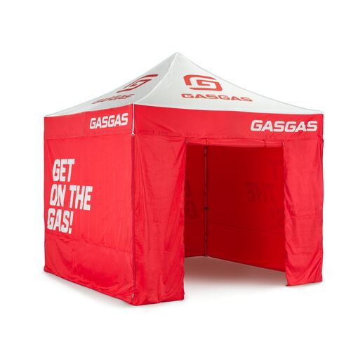 GasGas Tent Wall Set 3x3m - Red/White - 3x3m - SKU:GGA3GG210062100